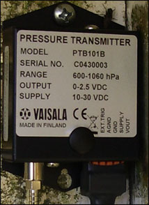 barometric pressure sensor